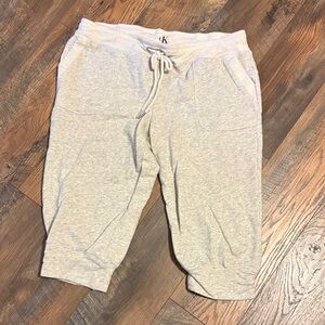Calvin Klein capris Light Gray Joggers